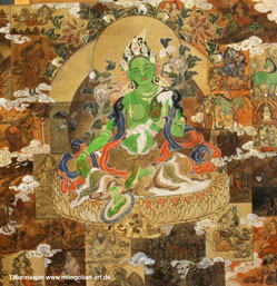 Legend of green Tara - Nurmaa Art