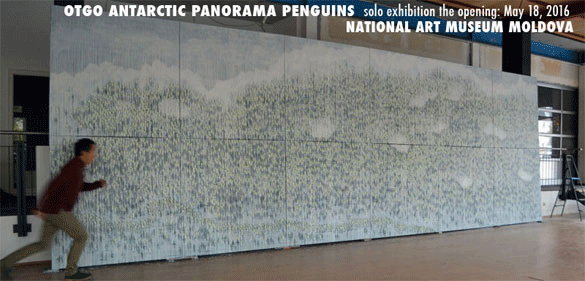 Antarctic Panorama Penguins by OTGO National Art Museum Moldova