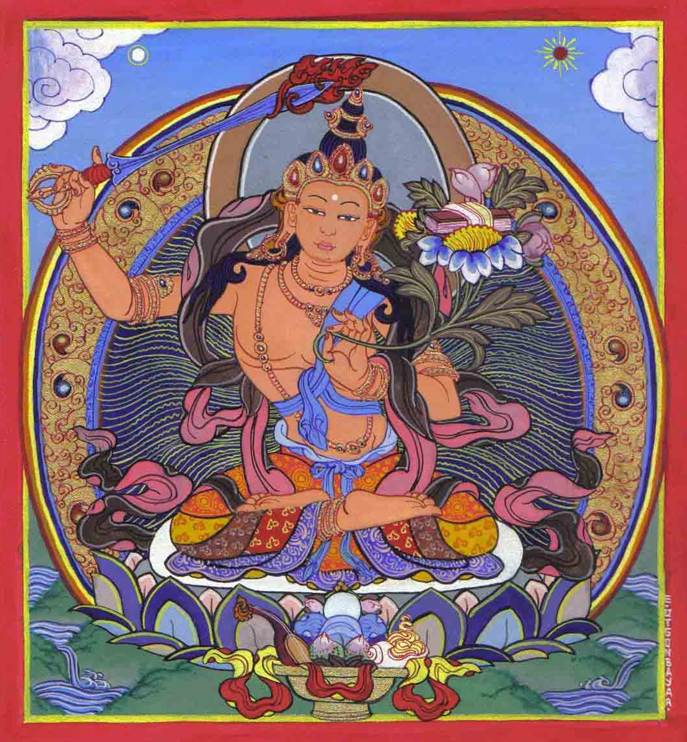 Карма buda. Тибетский буддизм Манджушри. Манджушри Бодхисаттва. Хинаяна махаяна ваджраяна. Ваджраяна в буддизме.